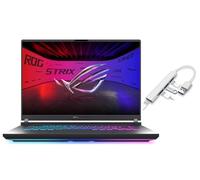 ASUS ROG Strix Ordinateur portable de jeu 16" FHD+ 16:10 165 Hz, Intel i7-14650HX, NVIDIA GeForce RTX 5060, rétroéclairé RVB, noir, 16 Go de RAM DDR5, 1024 Go SSD, Windows 11 Home, avec hub USB 3.0