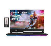 ASUS ROG Strix Scar Ordinateur portable de jeu QHD 15,6" 240 Hz, Intel i9 12900H, 64 Go de RAM DDR5, 4 To SSD, clavier RVB, NVIDIA GeForce RTX 3070 Ti, WiFi 6, Win 11 Pro, noir, station d'accueil 128
