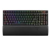ASUS ROG Strix Scope II 96 - Clavier - 96% - backlit - sans fil - USB, 2.4 GHz, Bluetooth 5.1 - commutateur : ROG NX (hot-swappable) - noir Noir G