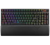ASUS ROG Strix Scope II 96 Clavier de jeu sans fil, connexion à trois modes, mousse amortissante et coussinets d'oreille amortisseurs d'interrupteur, interrupteurs ROG NX Storm