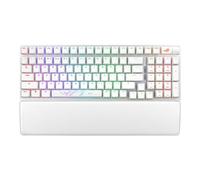 ASUS ROG Strix Scope II 96 Wireless White Clavier avec fil et sans fil, Bluetooth 5.1, USB, 1000 Hz, RVB, blanc