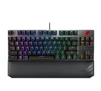 ASUS ROG Strix Scope NX TKL Deluxe clavier Jouer USB Allemand Noir, Gris