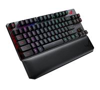 ASUS ROG Strix Scope RX TKL Wireless Deluxe, Clavier mécanique, commutateur Optique mécanique ROG RX Rouge, Port USB, Touche Ctrl élargie, Bouton furtif, Repose-Poignet, Disposition Italie, Noir