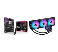 ASUS ROG Strix Z890-E Gaming WiFi Carte mère Gaming Intel ATX + ROG Strix LC III ARGB LCD All-in-One Refroidissement à Eau Liquide pour processeur