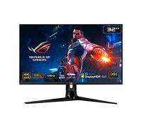 ASUS ROG Swift PG32UQR Moniteur de Jeu 32" 4K HDR 144 Hz DSC HDMI 2.1 - UHD (3840 x 2160), IPS, 1 ms, Compatible G-Sync, synchronisation extrême du Flou de Mouvement Faible, Soin des Yeux,