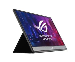 ASUS ROG XG17AHPE - Ecran PC gaming portable 17,3" FHD - Dalle IPS - 16:9 - 240Hz - 3ms - 1920x1080 - 300cd/m² - 2x USB-C et 1x Micro HDMI - Adaptive Sync - Batterie 7800 mAH - Haut-parleurs intégrés