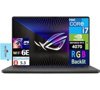 ASUS ROG Zephyrus G16 Ordinateur portable de jeu 16" Écran OLED WUXGA 165 Hz (Intel i7-13620H, GeForce RTX 4070 8 Go, DDR4 48 Go, SSD PCIe 2 To, RGB KB, Thunderbolt 4, WiFi 6E, Win 11 Home) avec