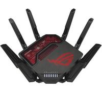 ASUS ROG Rapture GT-BE19000 routeur sans fil Multi-Gigabit Ethernet Tri-bande (2,4 GHz / 5 GHz / 6 GHz) Noir, Rouge
