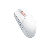 ASUS ROG Strix Impact III Wireless White - Souris Gaming ambidextre sans-Fil légère de 57g, Capteur Optique AimPoint à 36000 DPI, Connectivité Trimode, Récepteur ROG Omni