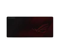 ASUS ROG Scabbard II - Tapis de souris gamer grand format avec revêtement protecteur(hydrophobe, oléophobe, anti-poussière), bords anti-effilochements cousus à plat, base en caoutchouc anti-dérapante