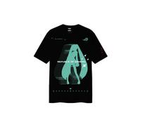 Asus Tee-Shirt Rog I Edition Hatsune Miku T-Shirt Noir Mixte Xxl, Coupe Unisexe, Édition Collector Gaming