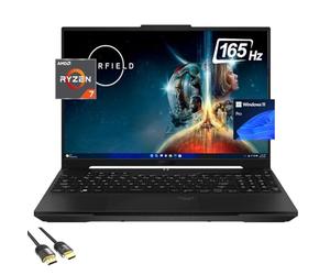 ASUS TUF A16 Gaming Laptop, 16" WUXGA 165Hz Display, AMD 8-Cores Ryzen 7 7735HS, AMD Radeon RX7700S, 32GB DDR5, 1TB PCIe 4.0, Backlit KB, WiFi 6, BT, USB-C, RJ45, US Version KB, PDG HDMI, Win 11 Pro