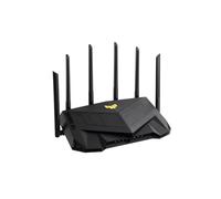 ASUS TUF-AX6000 - Routeur Gaming AX6000 avec Wi-FI 6 (802.11ax) Double Bande, Mode Gaming Mobile, AiProtection Pro Gratuit à Vie, AiMesh, Gear Accelerator, Port Gaming, Adaptive QoS & Aura Sync