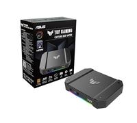 ASUS TUF Capture Box 4KPRO - Compatibilité HDMI 2.1, 4K jusqu'à 60 fps, 2K jusqu'à 120 fps et Full HD jusqu'à 120 fps, Plug-and-Play USB 3.2 Gen 2, Deux Prises Jacks de 3,5 mm, Certified OBS™, VRR