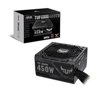 ASUS TUF Gaming 450W Bronze Bloc d'alimentation (Ventilateurs axiaux à double roulement à billes, Certification Militaire, Revêtement protecteur PCB, technologie 0dB, Garantie 6 ans) Noir