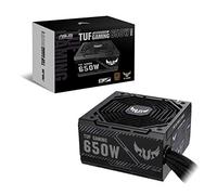 ASUS TUF Gaming 650W Bronze Bloc d'alimentation (Ventilateurs axiaux à Double roulement à Billes, Certification Militaire, Revêtement Protecteur PCB, Technologie 0dB, Garantie 6 Ans)