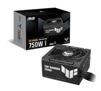 ASUS TUF Gaming 750W Bronze - Bloc d’alimentation PC (750 Watt, 80 Plus Bronze, Ventilateurs axiaux à double roulement à billes, Revêtement protecteur PCB, 0dB, Garantie 6 ans)