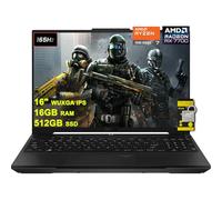 ASUS TUF Gaming A16 Ordinateur portable 16" WUXGA 165 Hz 100 % sRGB AMD 8-core Ryzen 7 7735HS 16 Go RAM 512 Go SSD Radeon RX 7700S 8 Go (>RTX4060) rétroéclairé USB4 Charge rapide AI Noise Cancelation