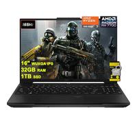 ASUS TUF Gaming A16 Ordinateur portable 16" WUXGA 165 Hz 100 % sRGB AMD 8-core Ryzen 7 7735HS 32 Go de RAM 1 To SSD Radeon RX 7700S 8 Go (>RTX4060) rétroéclairé USB4 Charge rapide AI Noise Cancelation