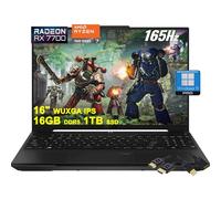 ASUS TUF Gaming A16 Ordinateur portable | 16" WUXGA 165 Hz 100 % sRGB | AMD 8-core Ryzen 7 7735HS | 16 Go DDR5 1 To SSD | Radeon RX7700S 8 Go (>RTX4060) | USB USB-C rétroéclairé USB 4 Win11Pro avec