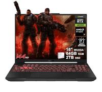 ASUS TUF Gaming A16 Ordinateur portable 16" WUXGA IPS 144 Hz AMD 8 cœurs Ryzen 7 170 64 Go de RAM 2 To SSD GeForce RTX 4050 RVB rétroéclairé Type-c AI Annulation du bruit Win11 ICP Hub