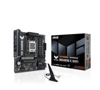 ASUS TUF Gaming B650EM-E Carte mère WiFi AMD mATX, 8+2+1 80A DrMOS phases de puissance, DDR5, PCIe 5.0, trois emplacements M.2, WiFi 6, Ethernet 2,5 Gb, DisplayPort, HDMI, USB-C 10 Gbps à l'arrière et