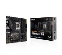 ASUS TUF GAMING B660M-E D4 - Carte mère Intel B660 LGA 1700 mATX (PCIe 4.0, 2 x PCIe 4.0, M.2, 10 phases d’alimentation, Realtek 2.5Gb Ethernet, DisplayPort, HDMI, USB 3.2 Gen 2 Type-C, Aura Sync)