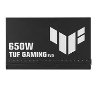 ASUS TUF Gaming EVO - Alimentation PC - ATX12V 3.1/ EPS12V - 80 PLUS Bronze - Cybenetics Silver - CA 100-240 V - 650 Watt - PFC active