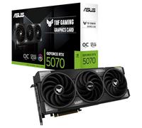 Asus TUF Gaming GeForce RTX 5070 12GB GDDR7 OC Edition - Carte Graphique Gaming (PCIe 5.0, HDMI, Display 2.1, 3.125 Slot, Ventilateurs axiaux, revêtement Protecteur PCB)