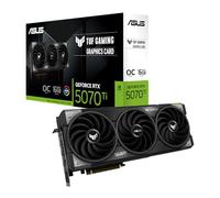 ASUS TUF Gaming GeForce RTX 5070 Ti 16GB GDDR7 OC Edition - Carte Graphique Gaming (PCIe 5.0, HDMI, Display 2.1, 3.125 Slot, Ventilateurs axiaux, revêtement Protecteur PCB)