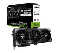 ASUS TUF Gaming GeForce RTX ™ 5080 16 Go GDDR7 BTF OC Edition Carte Graphique de Jeu (PCIe® 5.0, HDMI®/DP 2.1, Fente 3,6, Composants de qualité Militaire, Adaptateur GC-HPWR Amovible)