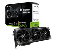 Asus TUF Gaming GeForce RTX 5080 16GB GDDR7 - Carte Graphique Gaming (PCIe 5.0, HDMI, Display 2.1, 3.6 Slot, Ventilateurs axiaux, revêtement Protecteur PCB)