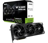 ASUS TUF Gaming GeForce RTX 5090 32GB GDDR7 OC Edition - Carte Graphique Gaming (PCIe 5.0, HDMI, Display 2.1, 3.6 Slot, Ventilateurs axiaux, Pad Thermique GPU, revêtement Protecteur PCB)