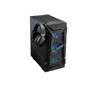 ASUS TUF Gaming GT301 Boîtier PC Gaming ATX, Panneau Avant alvéolé en Verre trempé, 3 Ventilateurs 120 mm avec RGB adressable et Aura Sync, Un Ventilateur arrière 120 mm