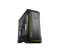 ASUS TUF Gaming GT501 Boîtier PC Gaming ATX/EATX, Panneau en Verre trempé, 3 Ventilateurs 120mm RGB adressable et Aura Sync, Un Ventilateur arrière PWM de 140 mm