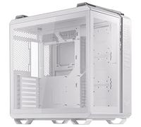 ASUS TUF Gaming GT502 / Blanc - Châssis Gaming ATX (Double Chambres, Zones de Refroidissement indépendantes pour Le CPU et Le GPU Panneaux latéraux sans Outils, USB 3.2 Gen 2 Type-C à l'avant)