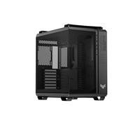 ASUS TUF Gaming GT502 Horizon TG ARGB Black, châssis Double Chambre avec Design panoramique et Panneau en Verre, Port USB-C Haute Vitesse, Noir