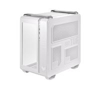 ASUS TUF Gaming GT502 PLUS Blanc - Boîtier PC Midi Tower ATX/micro ATX/Mini-ITX, 4x 3.5", 4x 2.5", USB 3.2 Gen 1/Gen 2, verre trempé