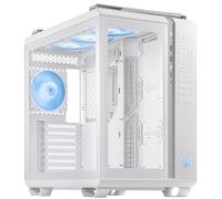 ASUS TUF Gaming GT502 Plus WT ATX Mid Tower Gaming Case Dual Chamber Design, Independent Cooling Zones for The CPU and GPU, Tool-Free Side Panels, USB 3.2 Gen 2 Type-C Front Panel, 4 ARGB Case Fans