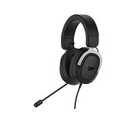 ASUS TUF Gaming H3 Argent - Casque pour Gamer Compatible PC, PS4, Xbox One et Nintendo Switch, Son Surround virtuel 7.1, Basses Profondes, Design léger et Coussinets ventilés Fast Cooling