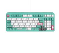 ASUS TUF Gaming K3 Gen II Hatsune Miku Edition Clavier RVB optique-mécanique avec IP57 étanche et résistant à la poussière, disposition compacte à 98 touches, support d'étanchéité en silicone et