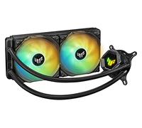 ASUS TUF Gaming LC 240 ARGB - Refroidisseur de processeur liquide tout-en-un (2 x ventilateurs radiateurs TUF de 120 mm, Aura Sync, compatible avec Intel et AMD)
