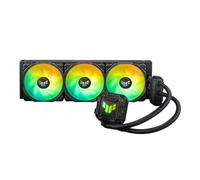 ASUS TUF Gaming LC II 360 ARGB Refroidisseur de processeur liquide tout-en-un avec Aura Sync, 3 ventilateurs de radiateur TUF Gaming ARGB de 120 mm, tube renforcé, largement compatible avec les