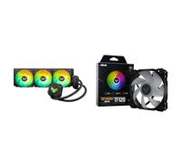 ASUS TUF Gaming LC II 360 ARGB Refroidisseur de processeur liquide tout-en-un & TUF GAMING TF120 120mm ARGB - Ventilateur de châssis