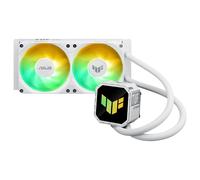 ASUS TUF Gaming LC III 240 ARGB - White Edition - système de refroidissement liquide de processeur - Taille de radiateur : 240 mm - (pour : AM4, AM5, LGA1851, LGA1700, LGA1200) - cuivre - 120 mm