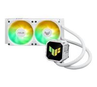 ASUS TUF Gaming LC III 240 ARGB - White Edition - système de refroidissement liquide de processeur - Taille de radiateur : 240 mm - (pour : AM4, AM5, LGA1851, LGA1700, LGA1200) - cuivre - 120 mm