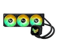 ASUS TUF GAMING LC III 360 ARGB - 3 ventils préinstallés conçus pour offrir un débit d'air et une pression statique élevés ; pompe efficace pour garantir des températures de fonctionnement optimales.