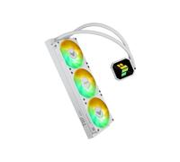 ASUS TUF Gaming LC III 360 ARGB White Edition - Refroidisseur liquide AIO, Socket LGA 1200/1700/1851/AM4/AM5, Radiateur 397x120x27mm, 3x120mm, 650-2600 RPM