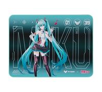 ASUS TUF Gaming P1 Hatsune Miku Edition Tapis de Souris de Jeu Portable - 25,4 x 20,3 cm (Taille Moyenne), Turquoise, revêtement Protecteur, Surface résistante à l'eau, Coutures durables