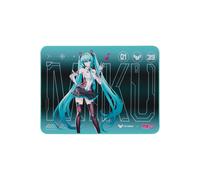 ASUS TUF Gaming P1 Hatsune Miku Edition - Tapis de souris gaming Turquoise 360x260x2mm, tissu/caoutchouc, base antidérapante, rebords cousus, résistant à l'eau.